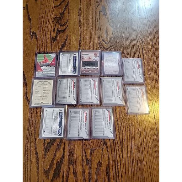 Shohei Ohtani Baseball Card Lot of 13 Cards Los Angeles Angels Topps Donruss - Picture 8 of 8